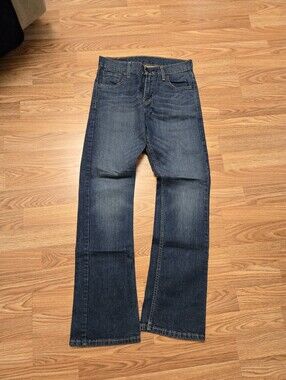 Men's Levi's Dark Blue Straight-Leg Jeans